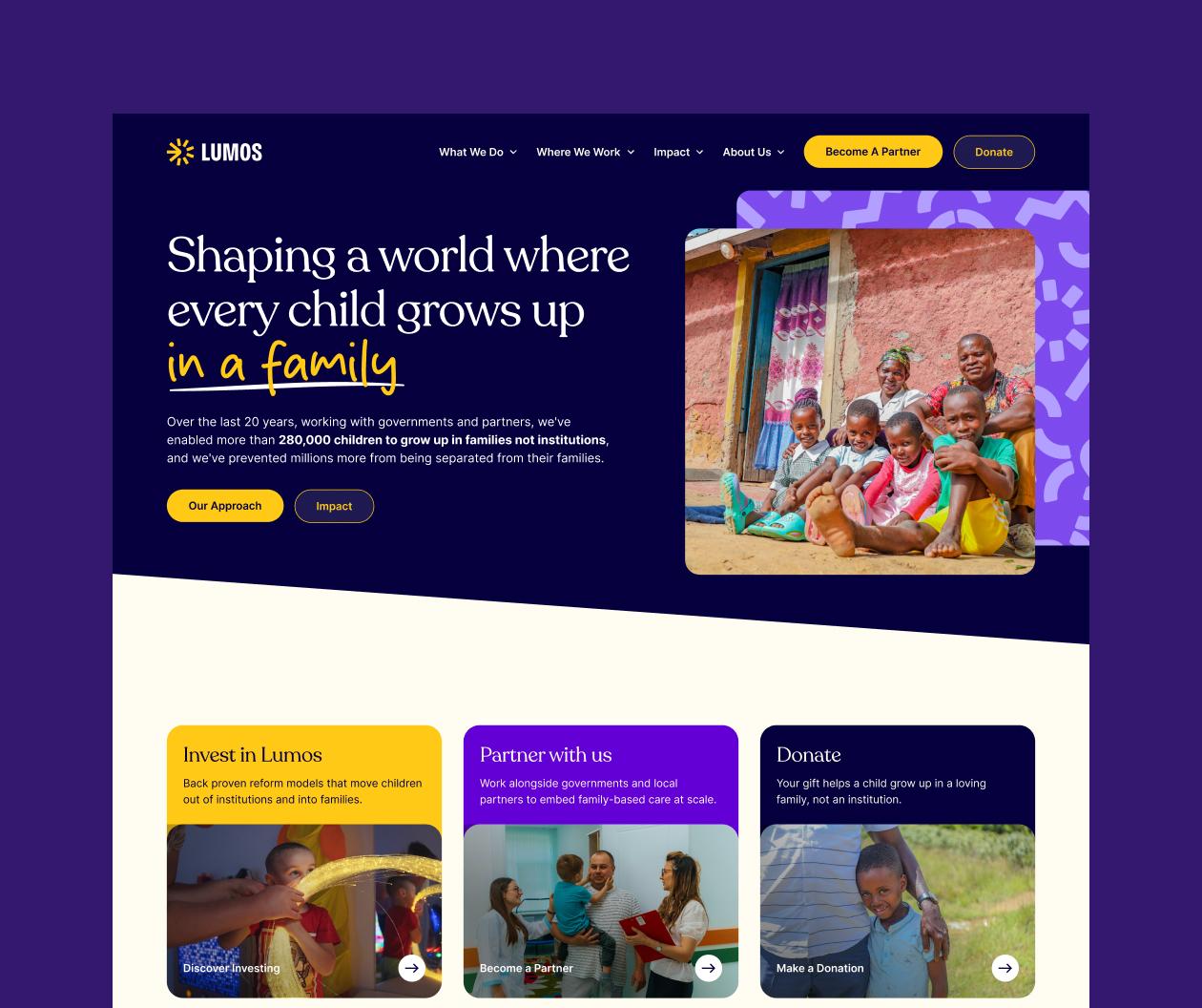 Lumos — Website Design